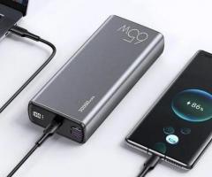 Powerbank Павербанк Usams Metal 30000mAh 65W для ноутбуків і телефонів - 2